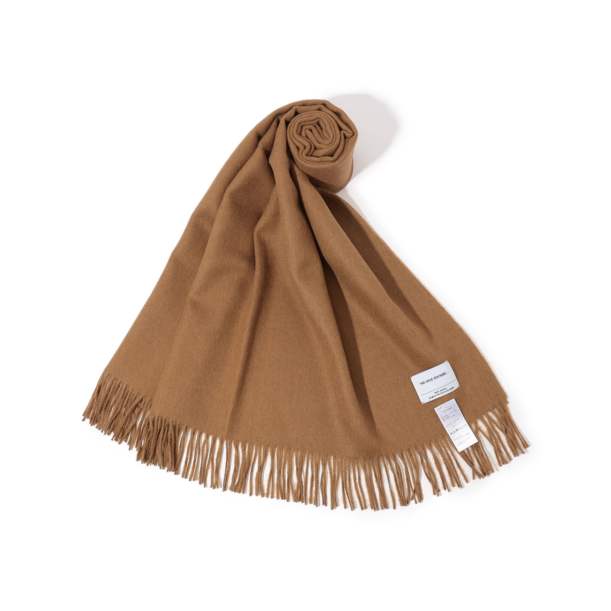 □THE INOUE BROTHERS Large Brushed Stole ストール