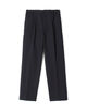 CABaN ウールギャバジン 1タックテーパードパンツ