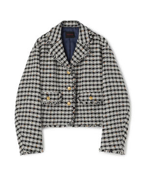 クロレギンガムチェック ショートジャケット