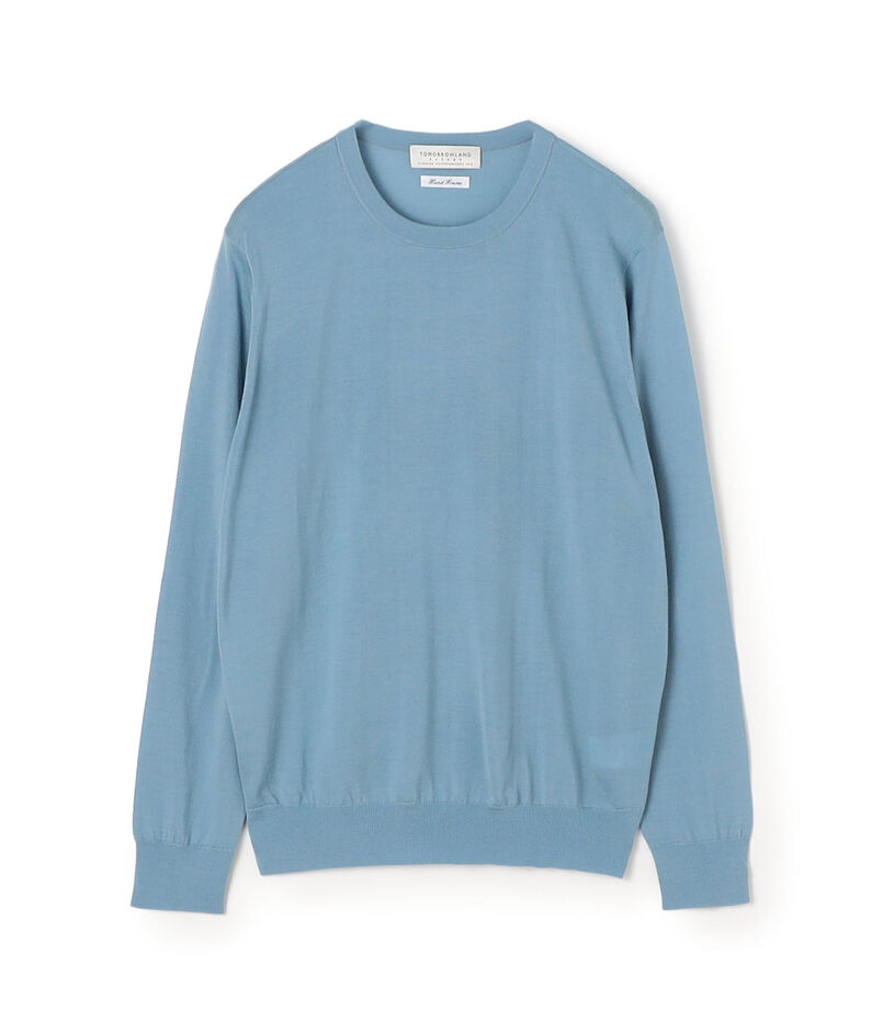 TOMORROWLAND tricot スーパーファインメリノウール クルーネックニット S-WOOL