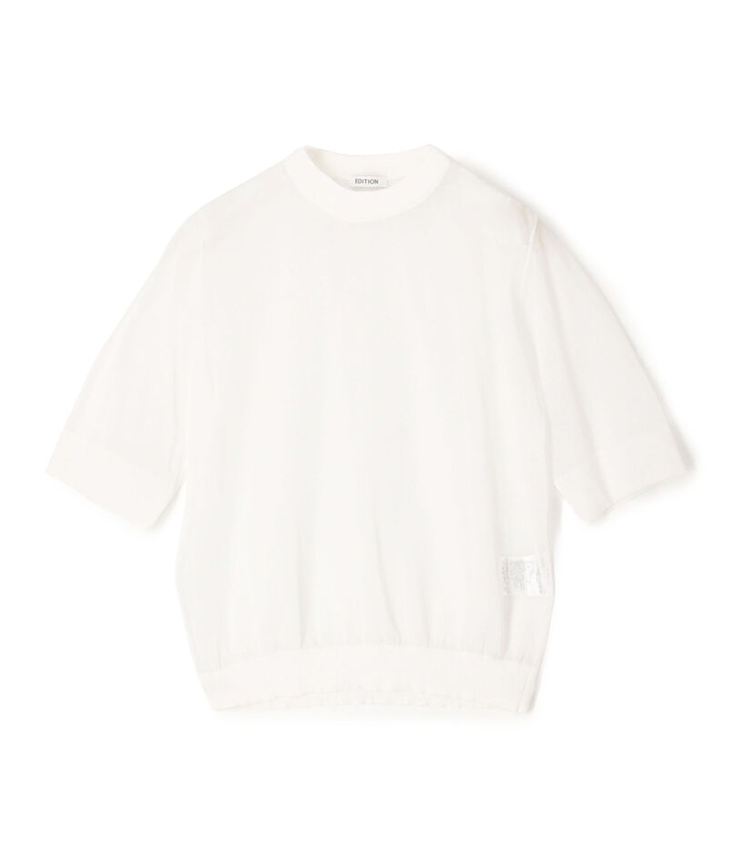 シアーニット クルーネックプルオーバー