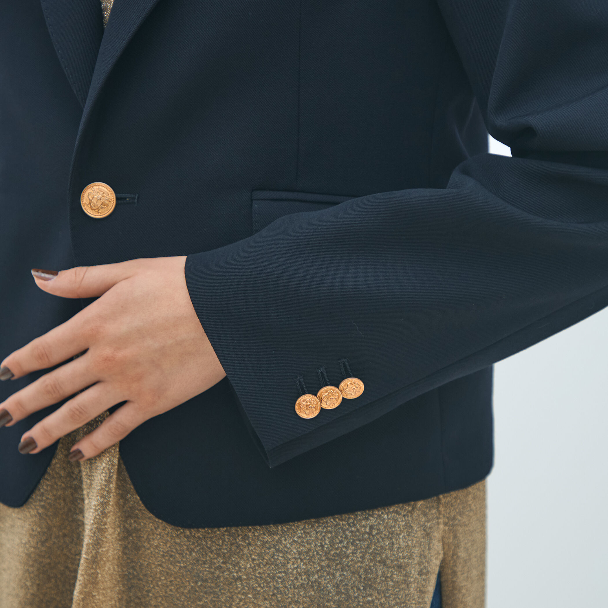 ビンテージギャバジン シングルブレストジャケット｜トゥモローランド