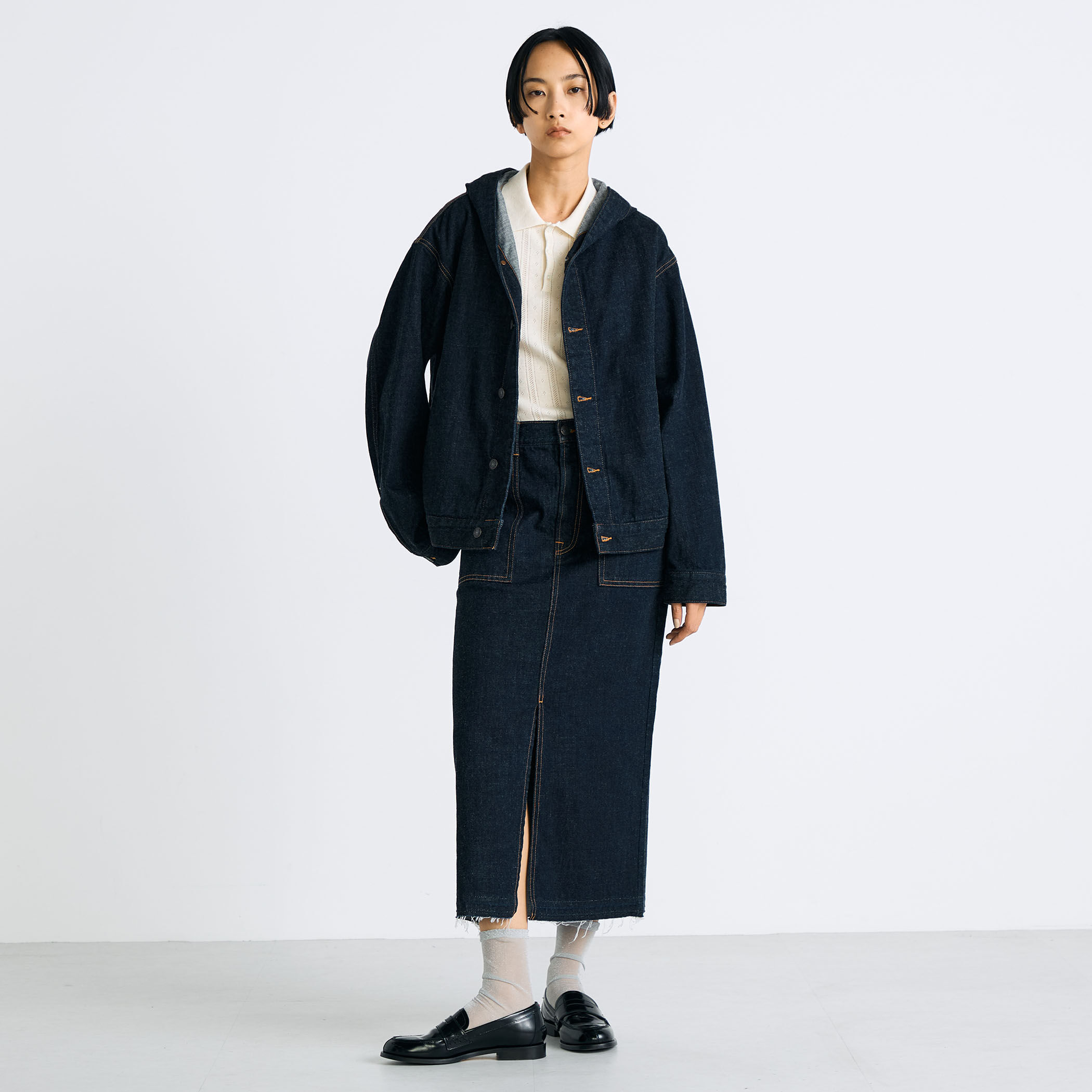 ワンウオッシュ エッセンシャルデニム スカート｜トゥモローランド