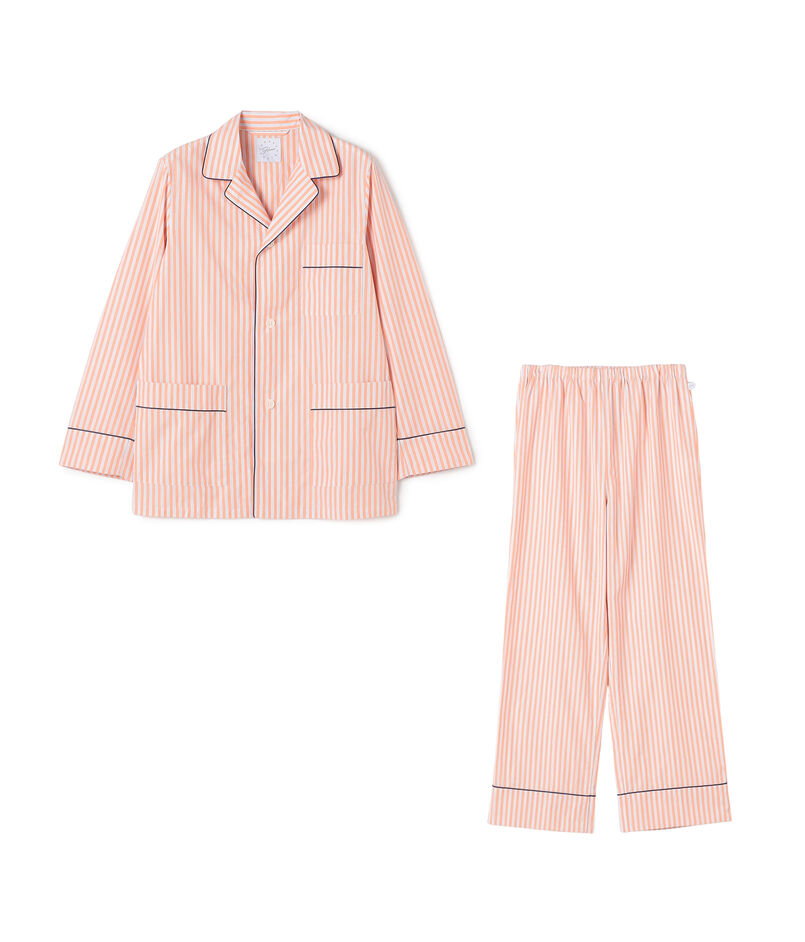 コットンブロードストライプ パジャマ(ウィメンズ) コットンブロードストライプ パジャマ(ウィメンズ)