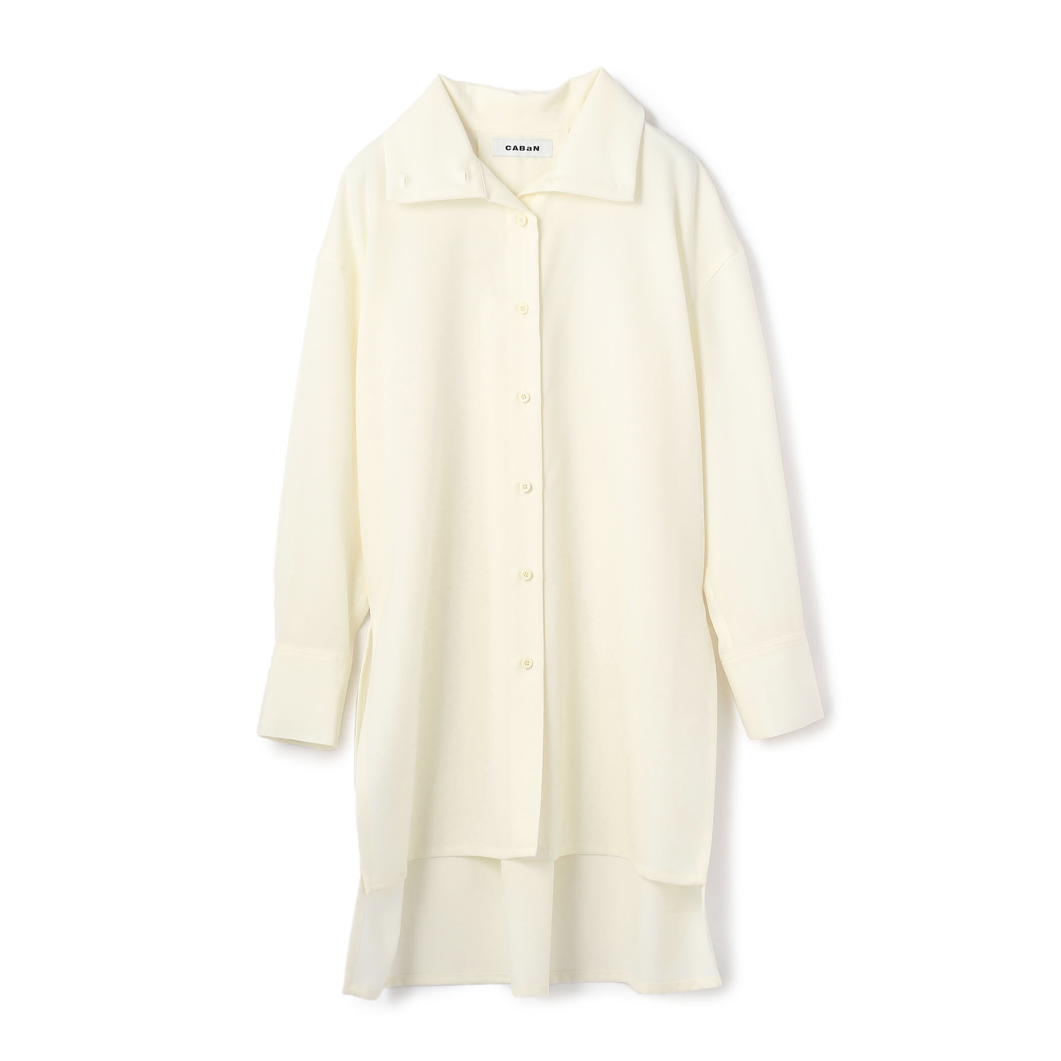CABaN ウールツイル ハイネックロングシャツ｜トゥモローランド 公式通販