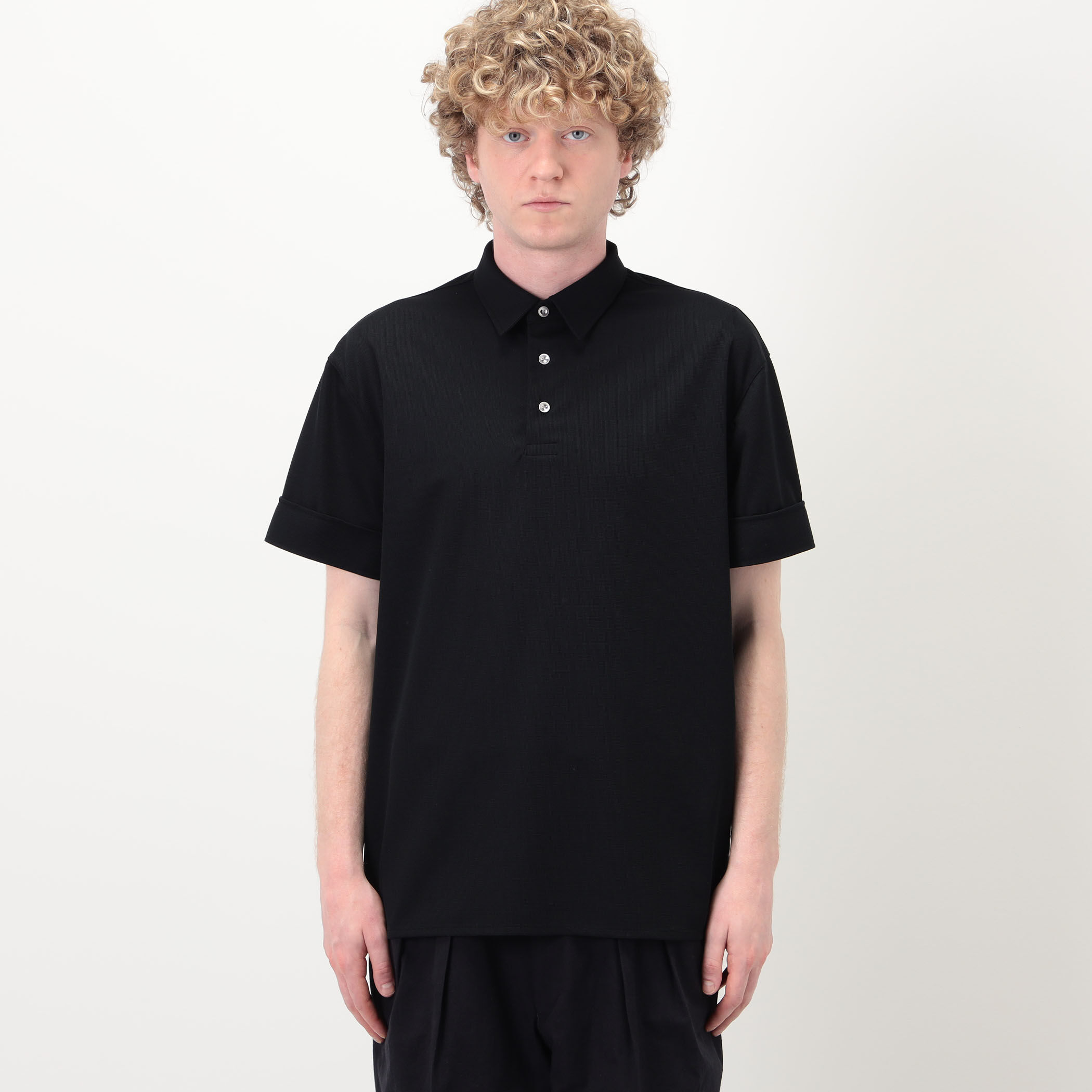 m*e様 THE RERACS 24ss ポロシャツ 黒 サイズ46 別注】THE RERACS × Edition POLO SHIRT ポロシャツ｜トゥモローランド