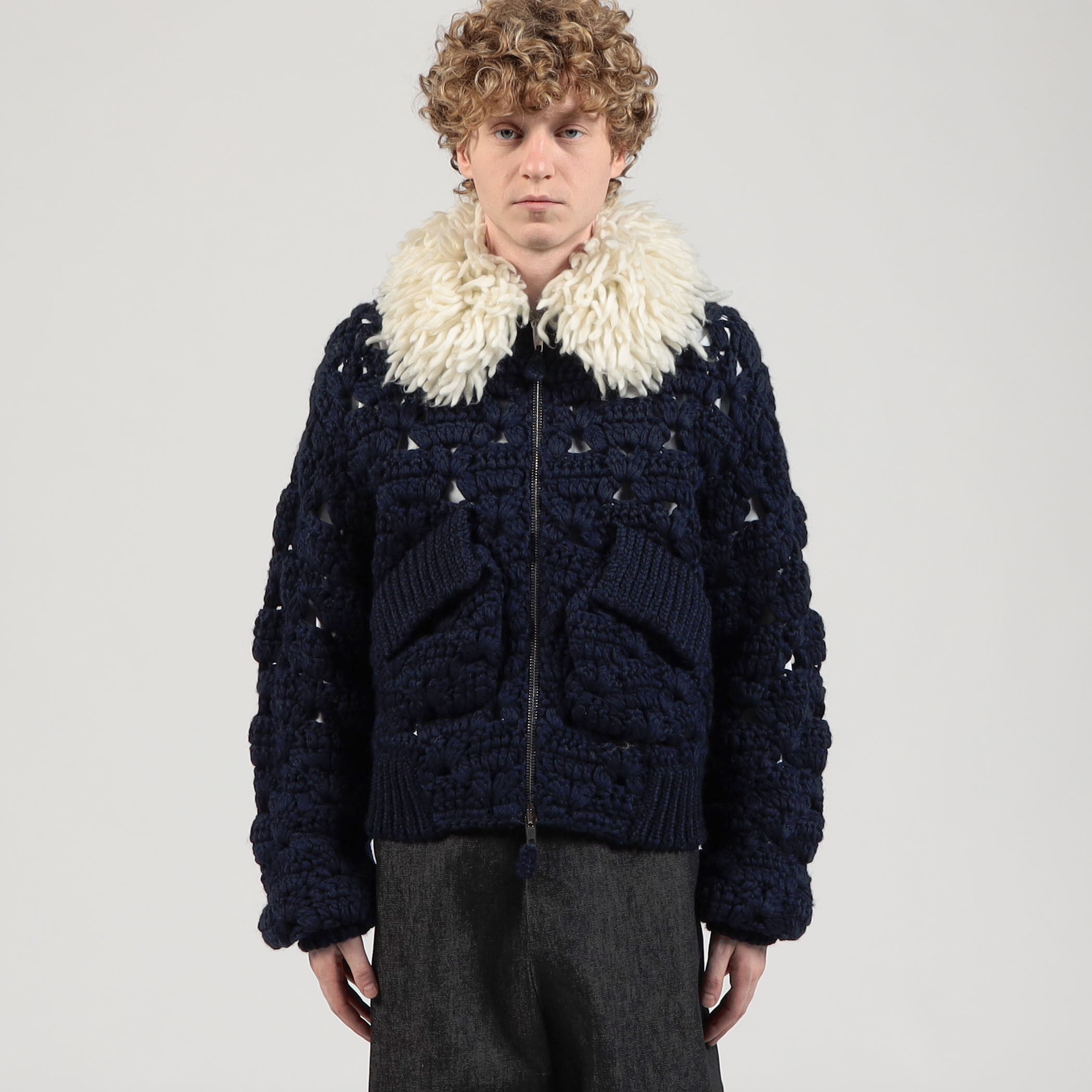 STEFAN COOKE CROCHET AVIATOR ジャケット｜トゥモローランド