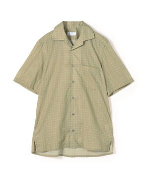 ERRICO FORMICOLA LECCE MC コットンドット ワンピースカラーシャツ