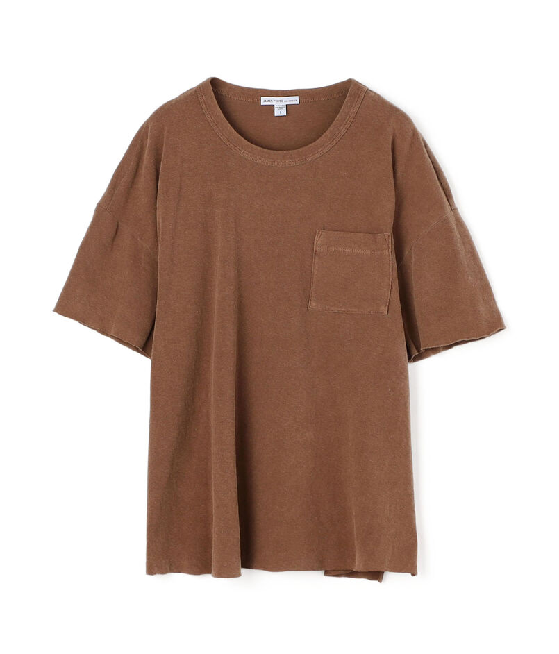 ブラッシュドコットンジャージー ポケットTシャツ WRBJ3835