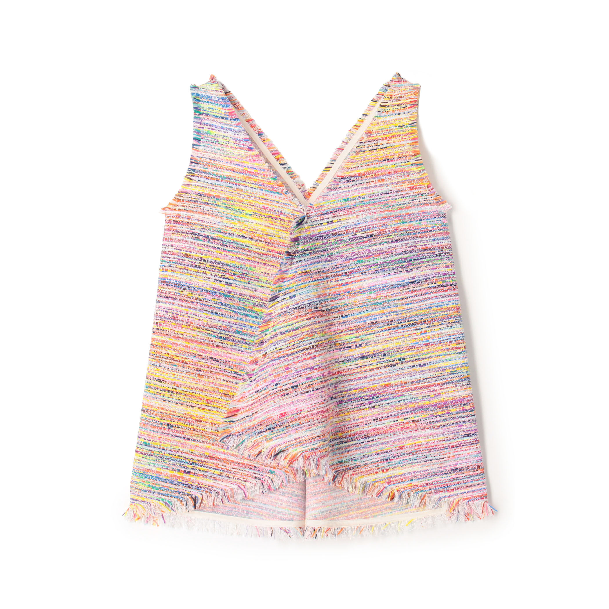 マルチカラーツイード スリーブレスプルオーバー｜トゥモローランド