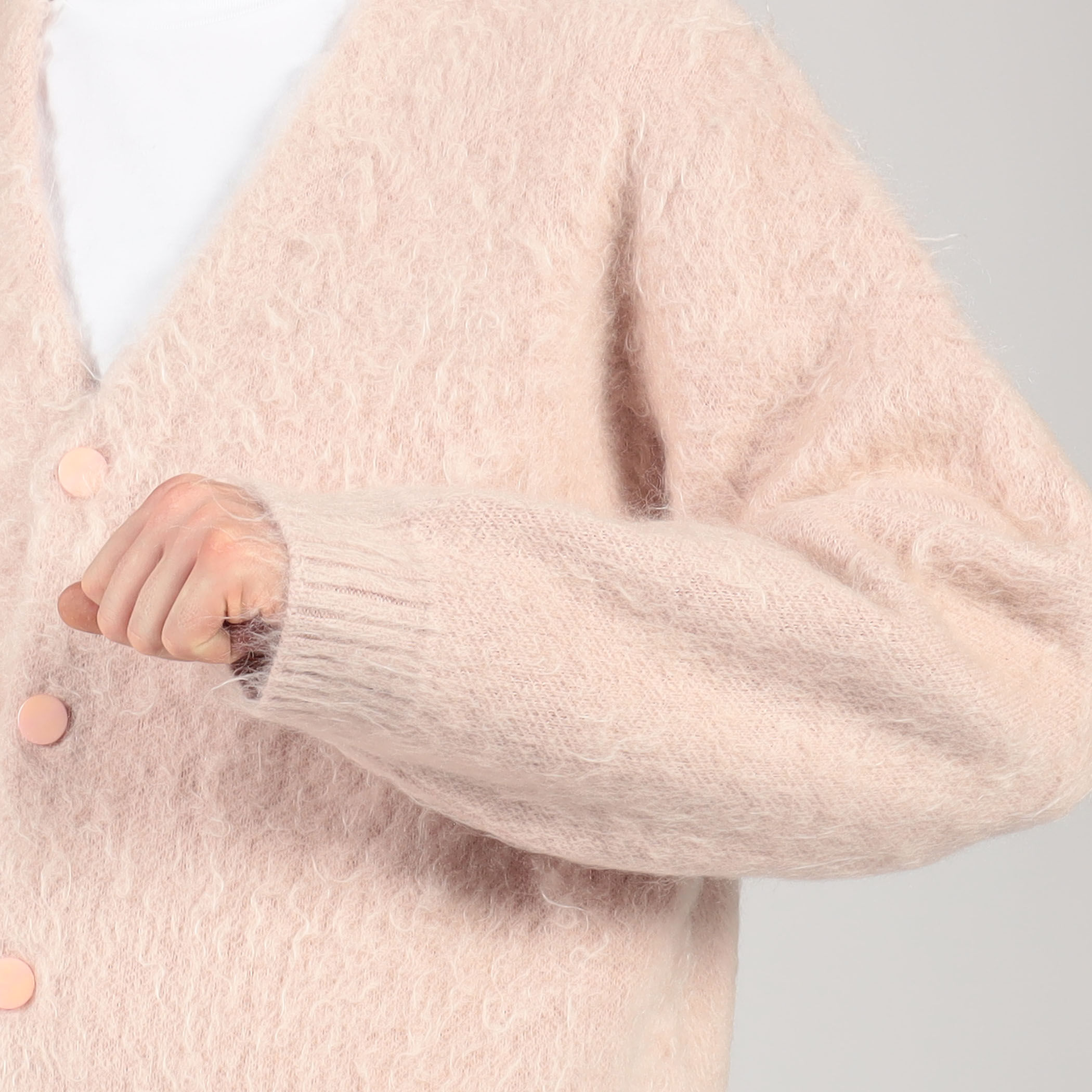 ROUTINE ヴィンテージ起毛 Vネックカーディガン｜トゥモローランド