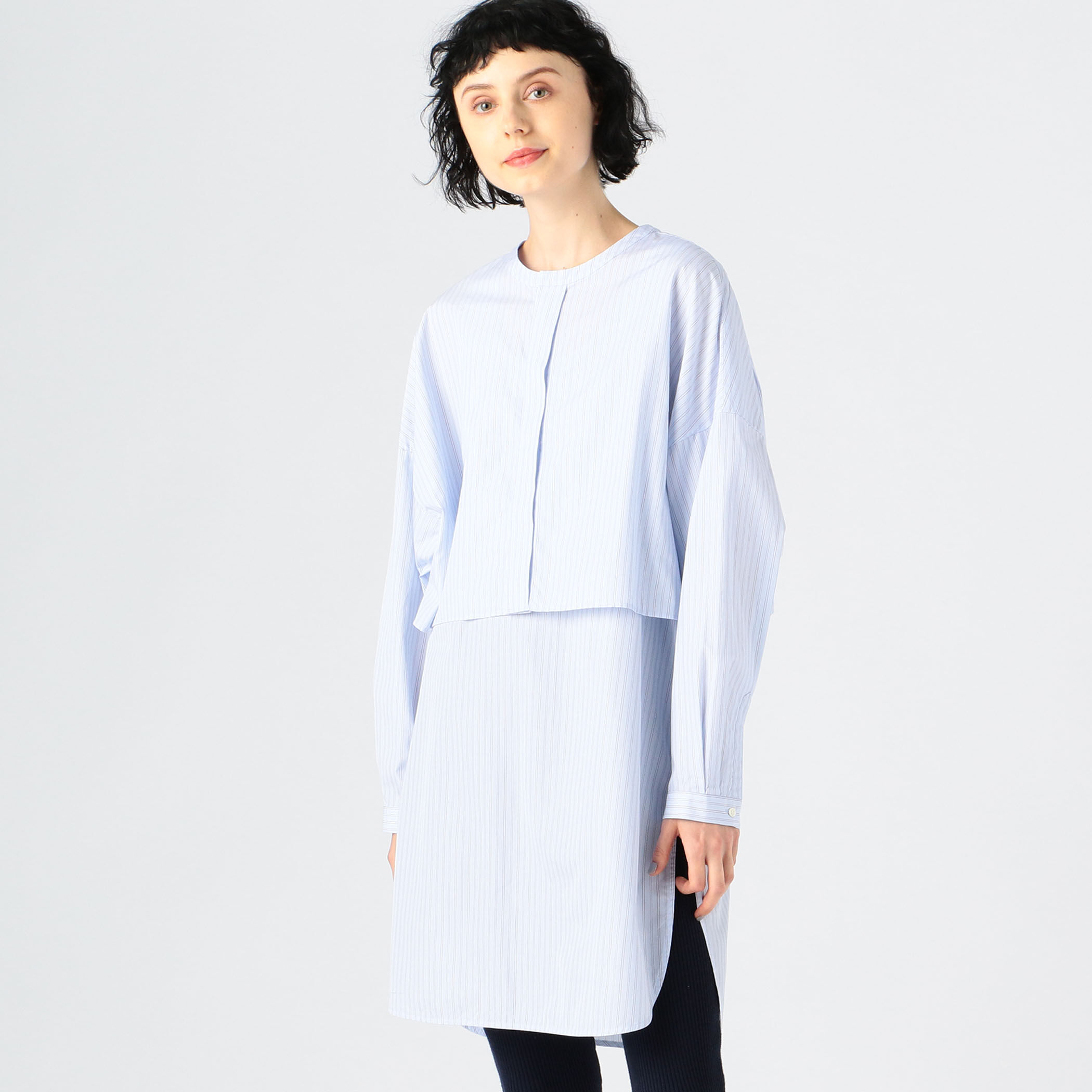 GALERIE VIE コットンブロードセパレートチュニックシャツ GALERIE VIE コットンブロード セパレートチュニックシャツ