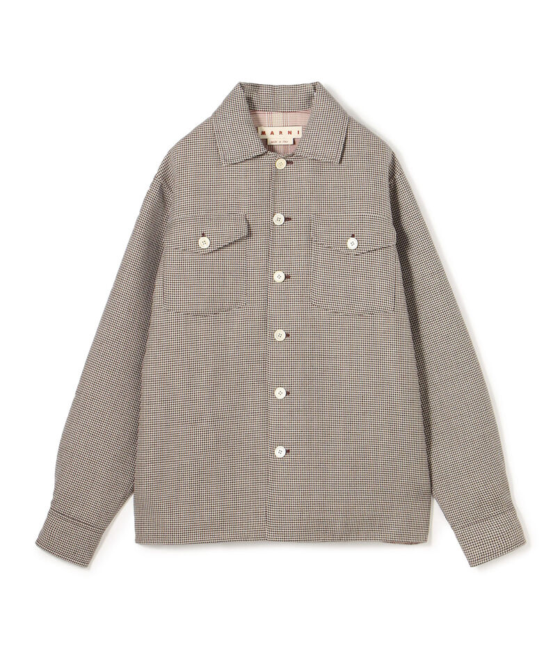 MARNI ハウンドトゥース オーバーシャツ