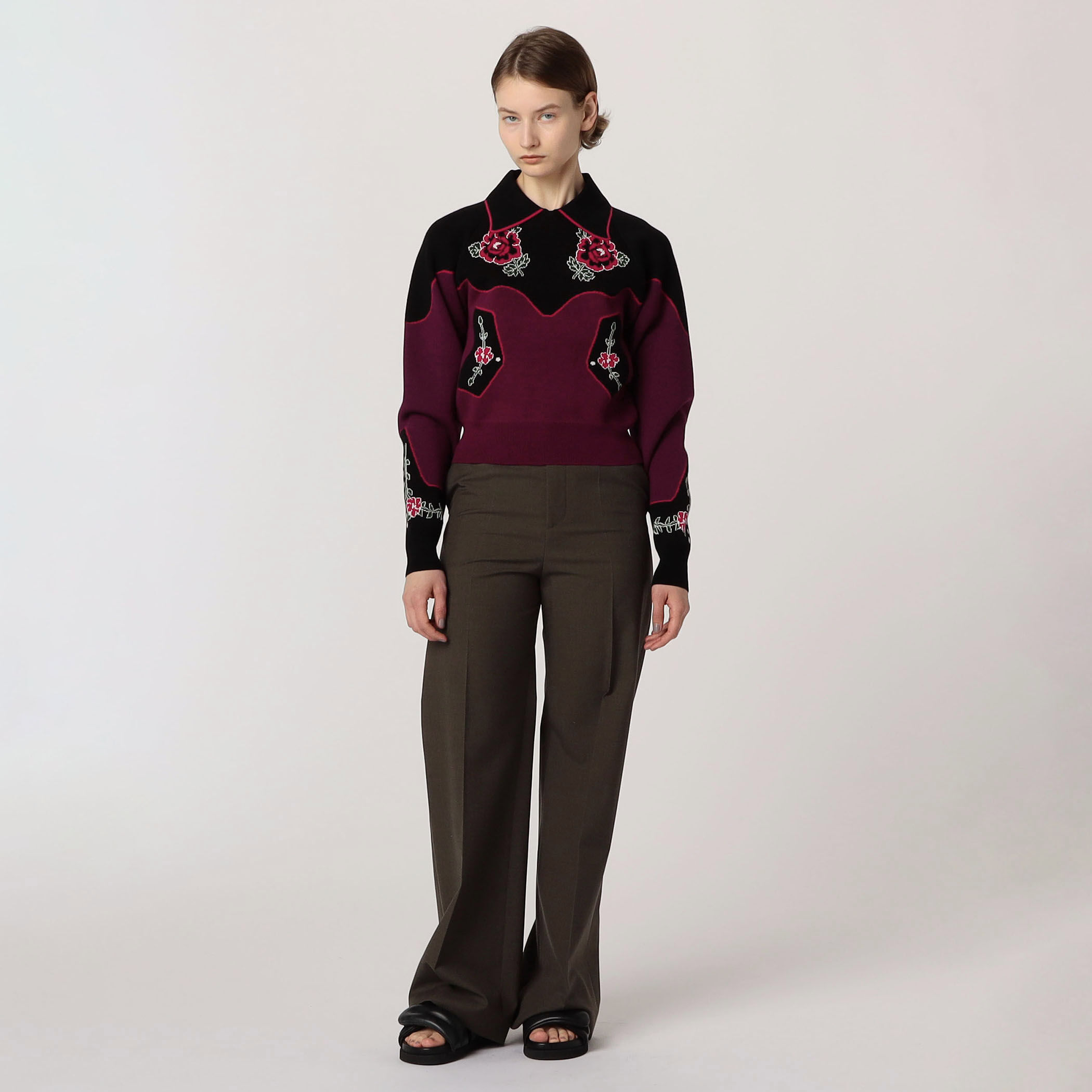 Molly Goddard NATASHA JUMPER ジャカードニット