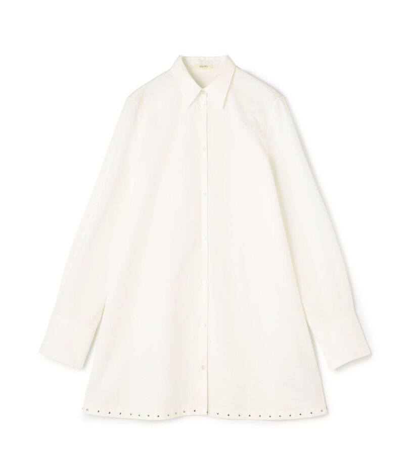 スビンコットンツイル チュニックシャツ