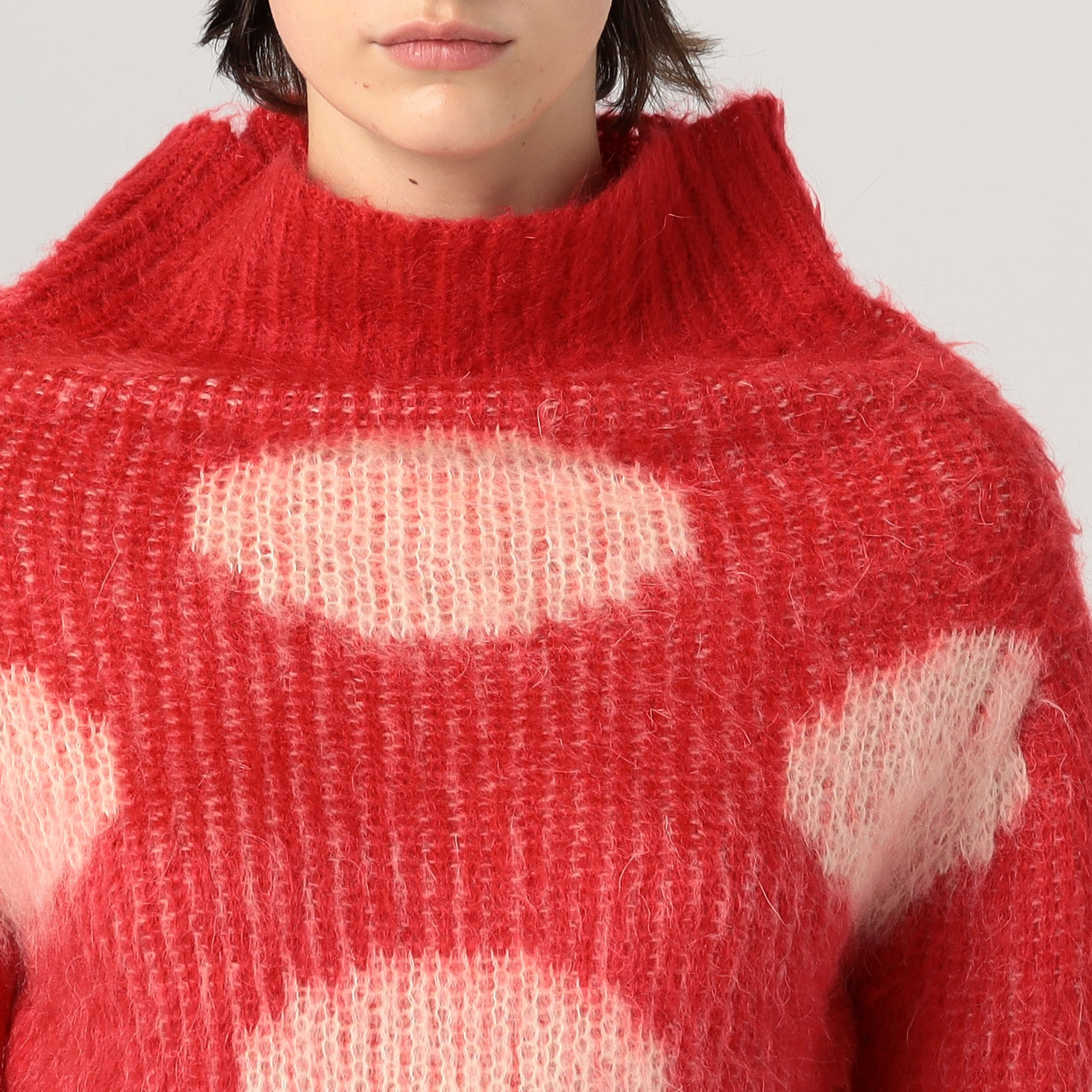 MARNI 赤 ウサギシルエット ニット 44 MARNI 赤 ウサギシルエット ニット 44