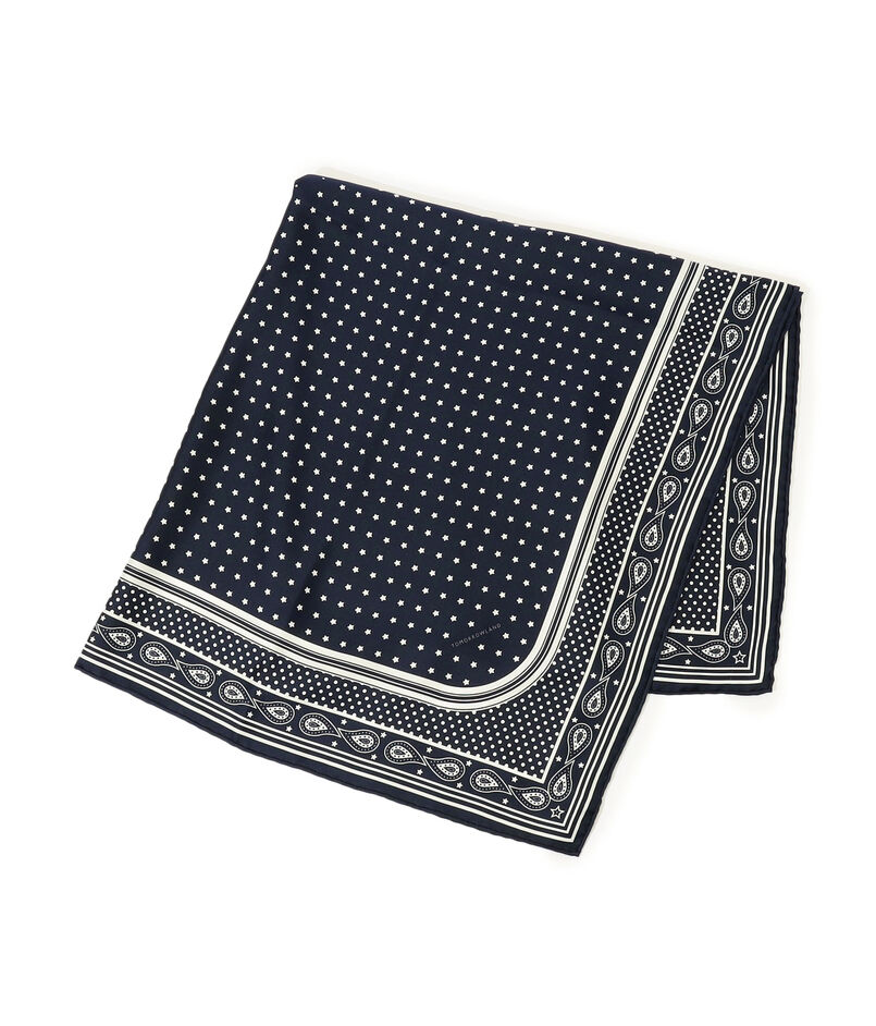 TOMORROWLAND シルクバンダナ柄スカーフ