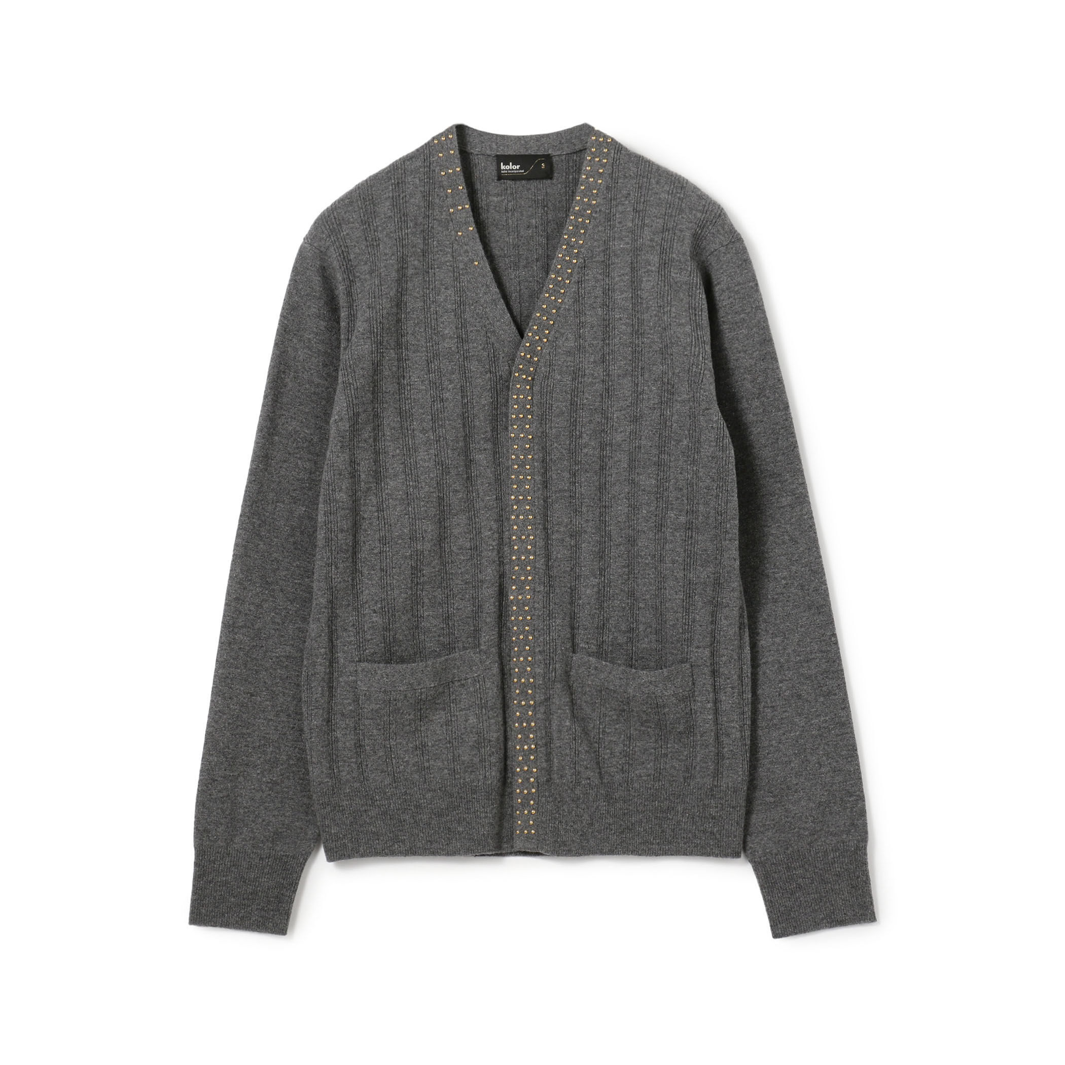 kolor ドッキングカーディガン kolor カラー 22aw ドッキング 切り替え