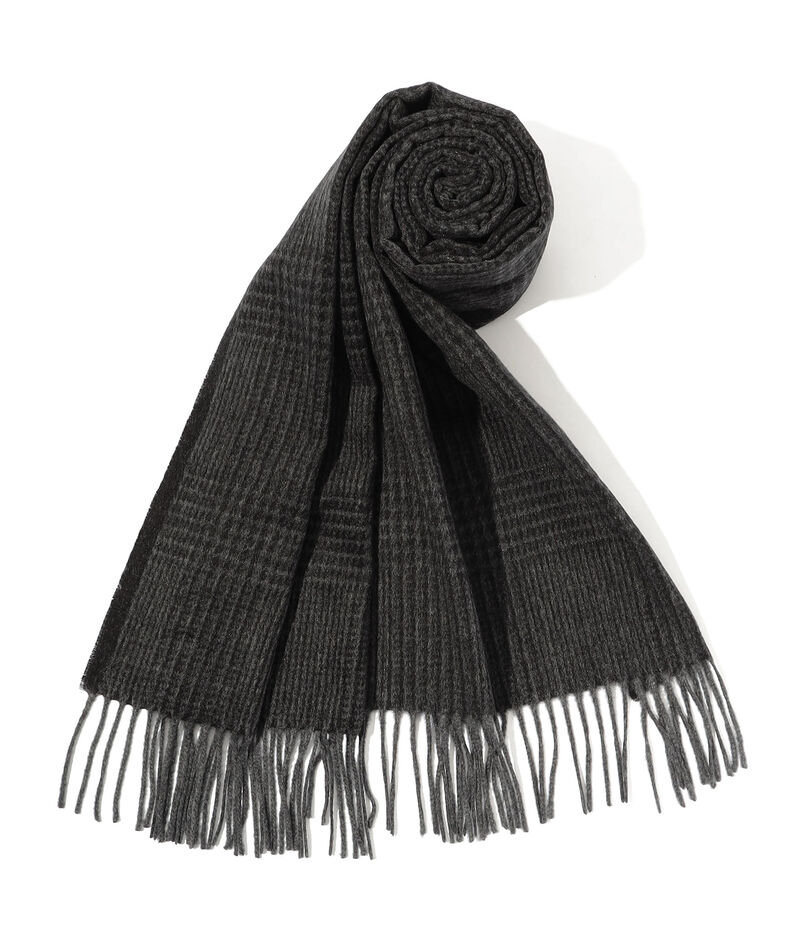 シルク チェック マフラー NOVARA