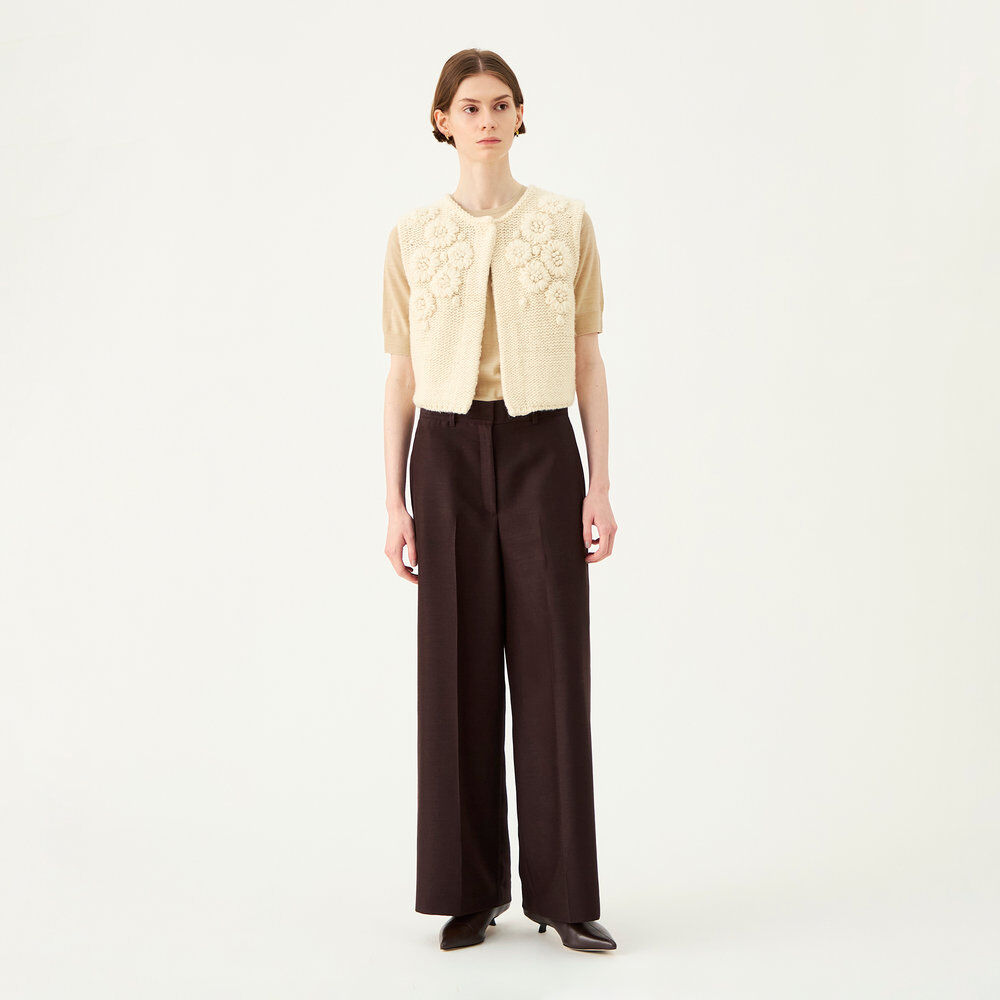 Diana タックレスワイドパンツ｜トゥモローランド 公式サイト