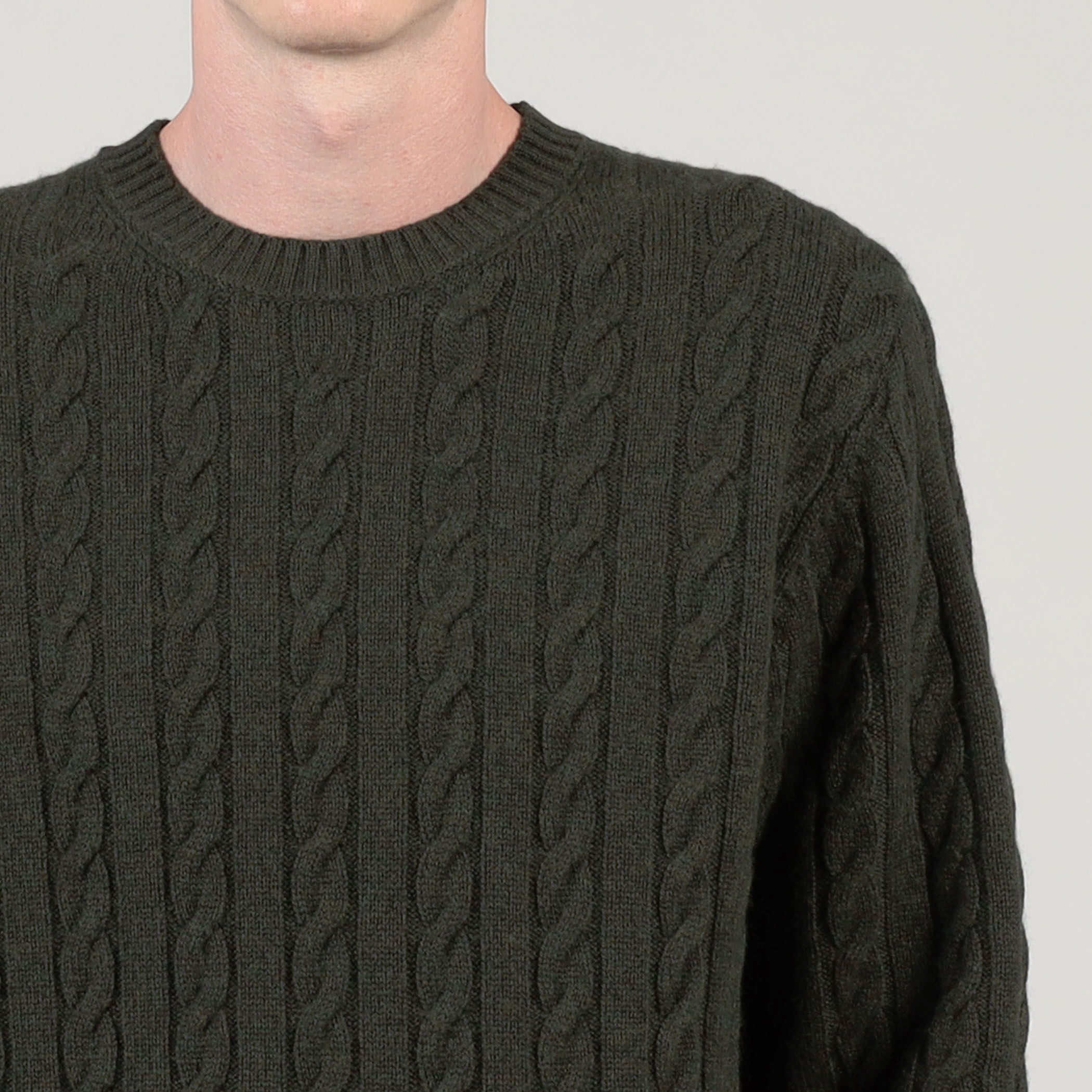 TOMORROWLAND tricot スーパーファインラムウール ケーブルニット