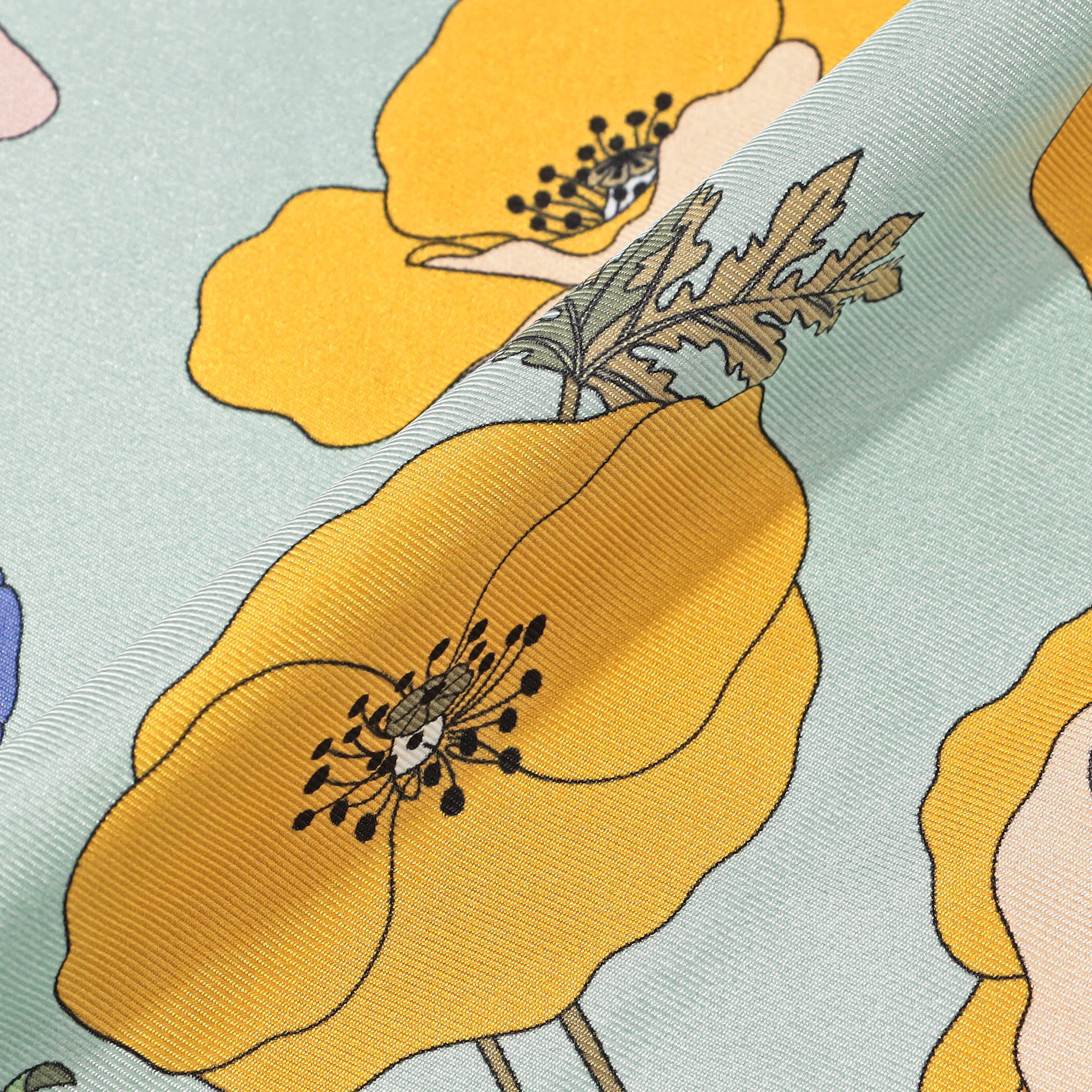 TOMORROWLAND STOLE E FLOWER シルクスカーフ｜トゥモローランド