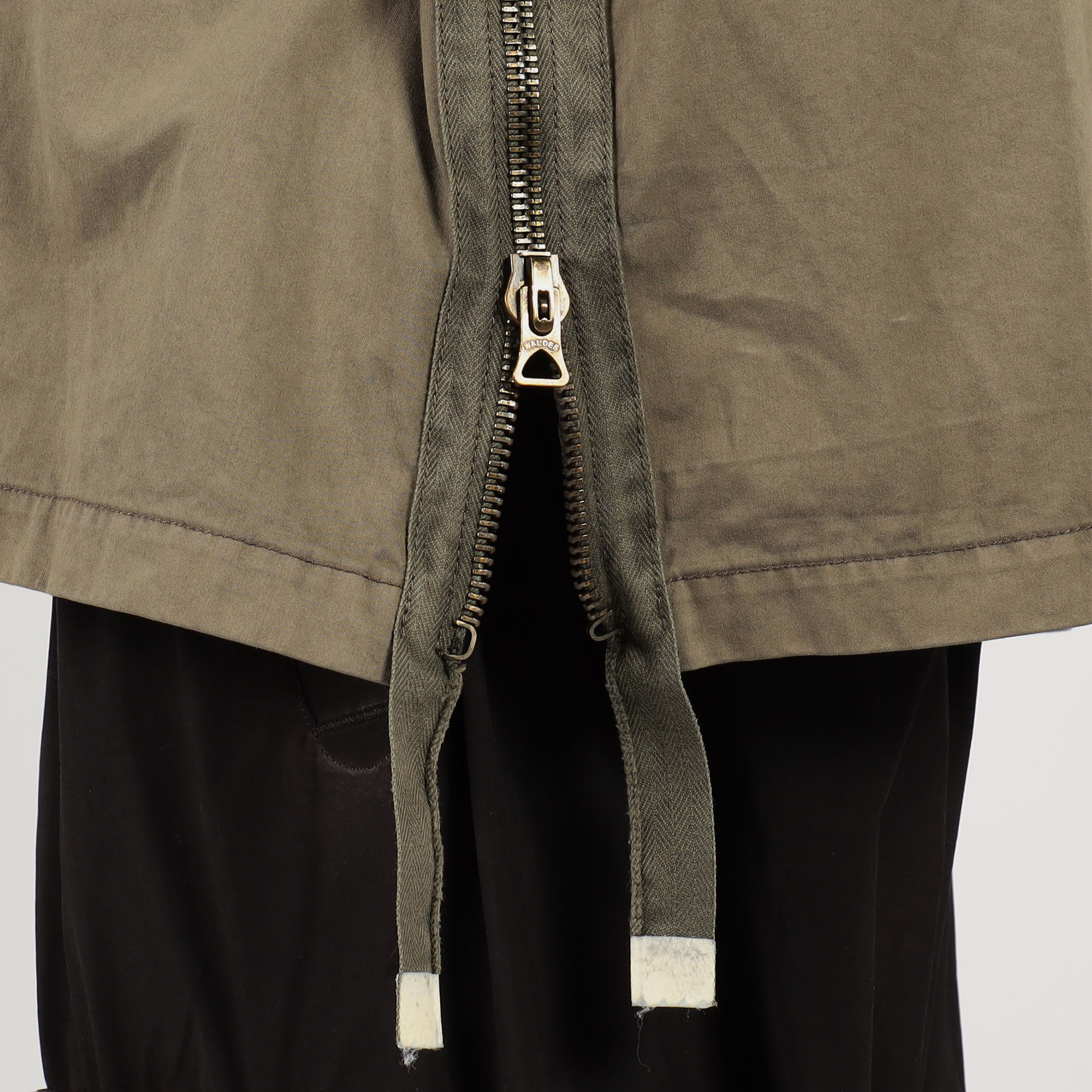 キミノリモリシタ kiminori morishitaモッズコート リアルファー Garment dyed short mods with melton liner | kiminori morishita