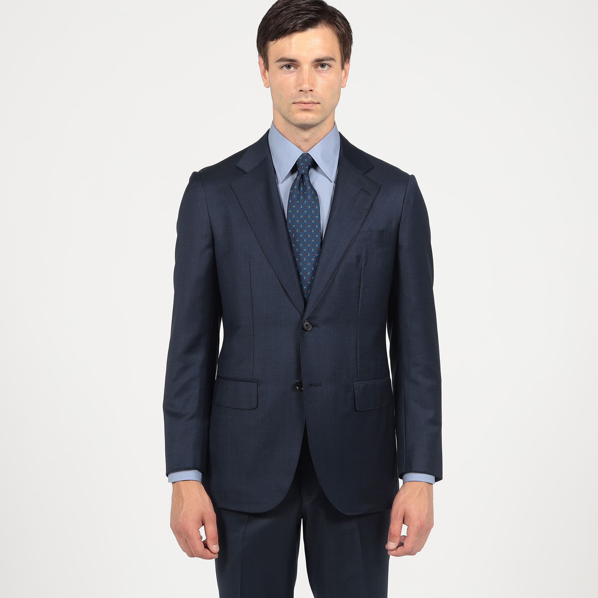 ウール シングルブレステッド 2Bスーツ TROFEO E.Zegna