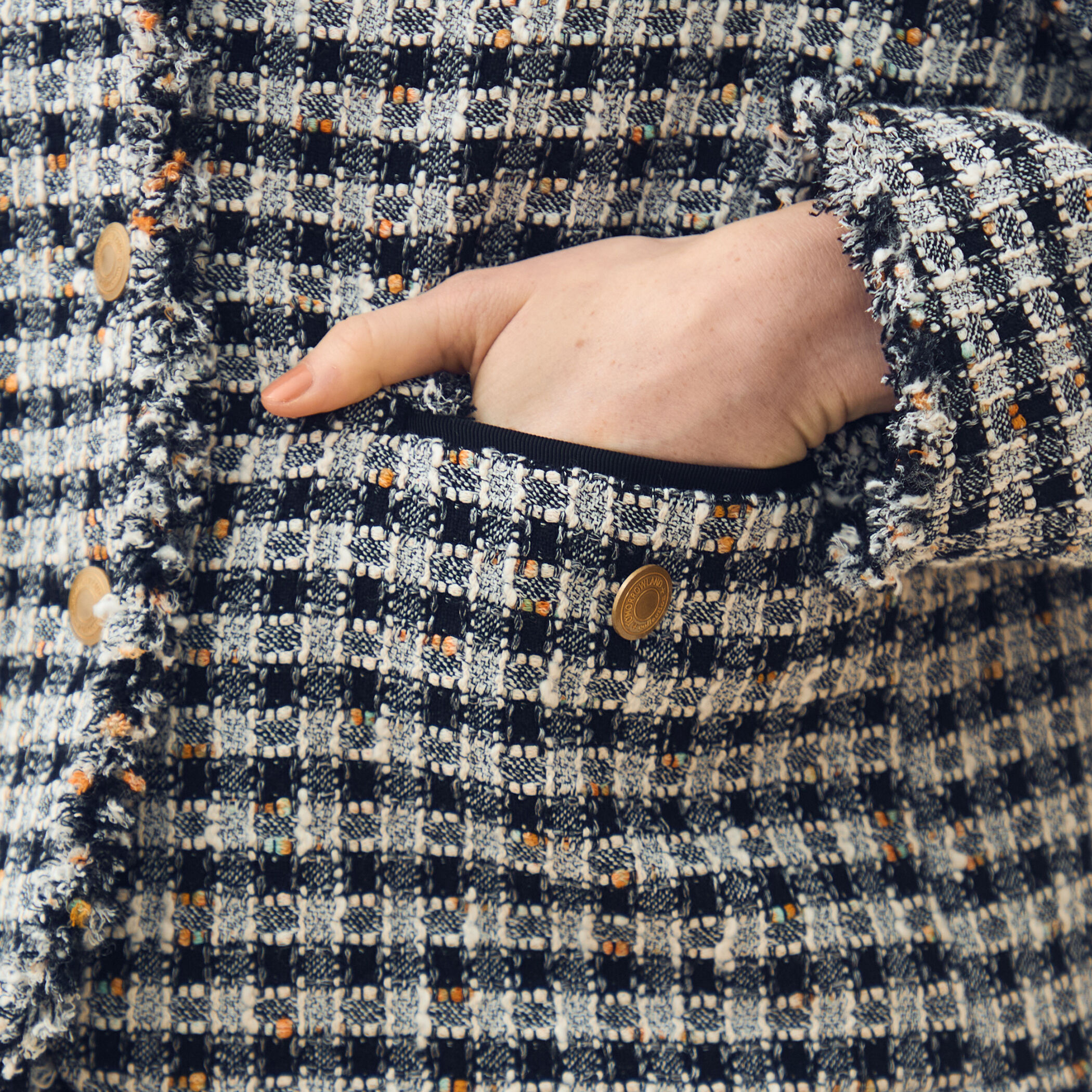 新品！完売　アウディーレpeplumjacket(Houndstooth) Noona peplum jacket(Houndstooth) – Audire