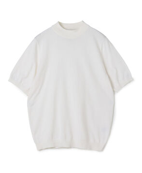 TOMORROWLAND tricot シルクコットン モックネックプルオーバーニット SESIA