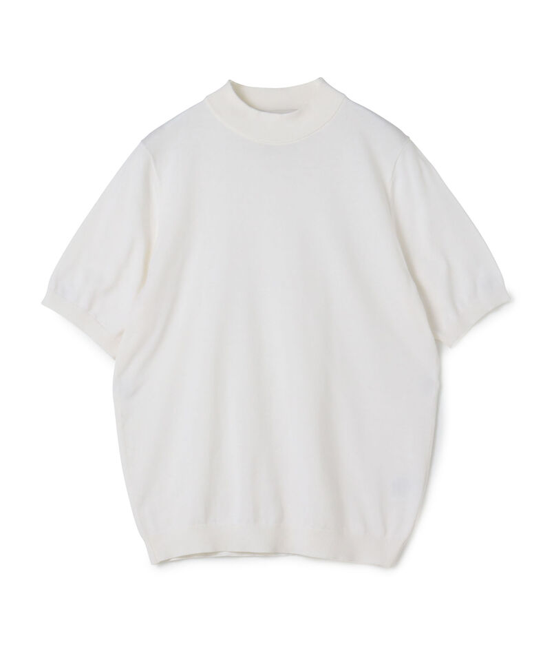 TOMORROWLAND tricot シルクコットン モックネックプルオーバーニット SESIA