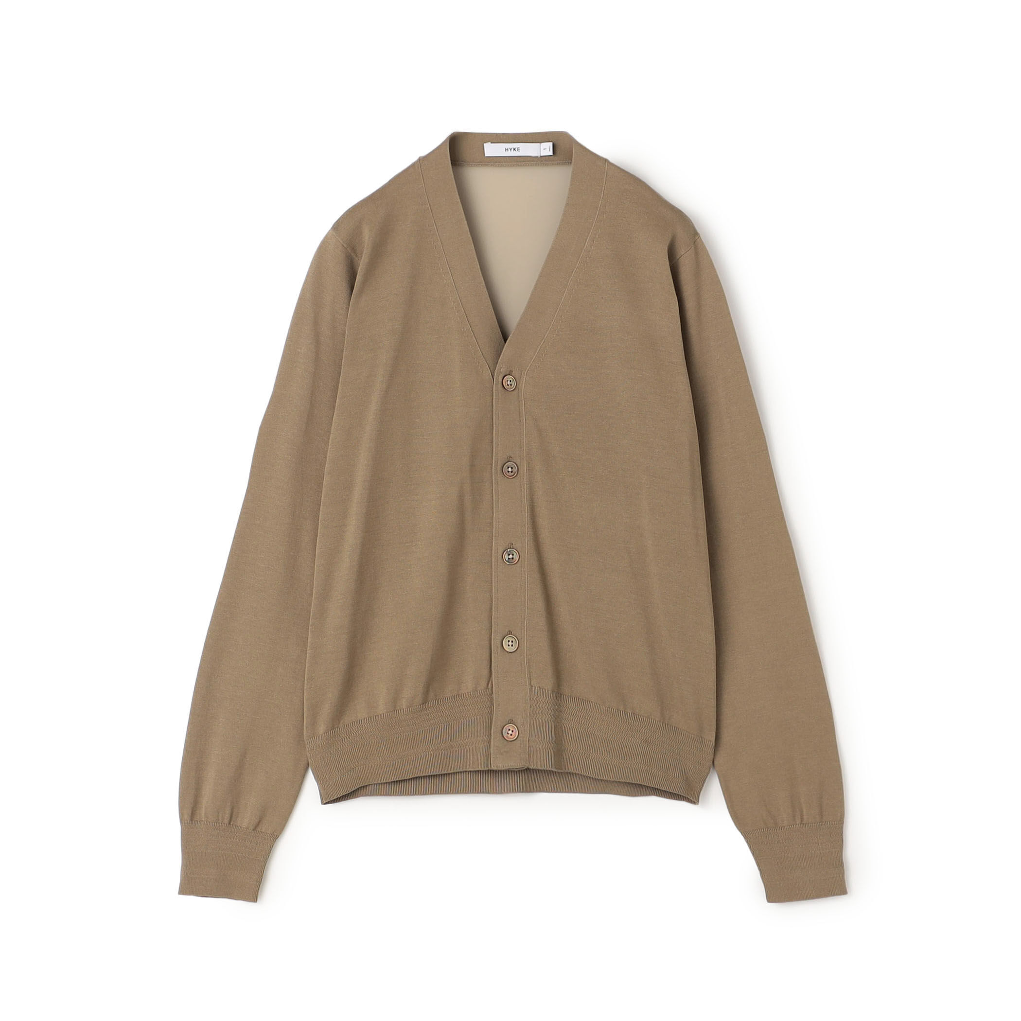 HYKE⭐︎シアーカーディガン SHEER SWEATER CARDIGAN-シアーセーターカーディガン-HYKE（ハイク