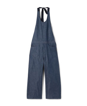 ステイブルーデニム ホルターネックサロペット