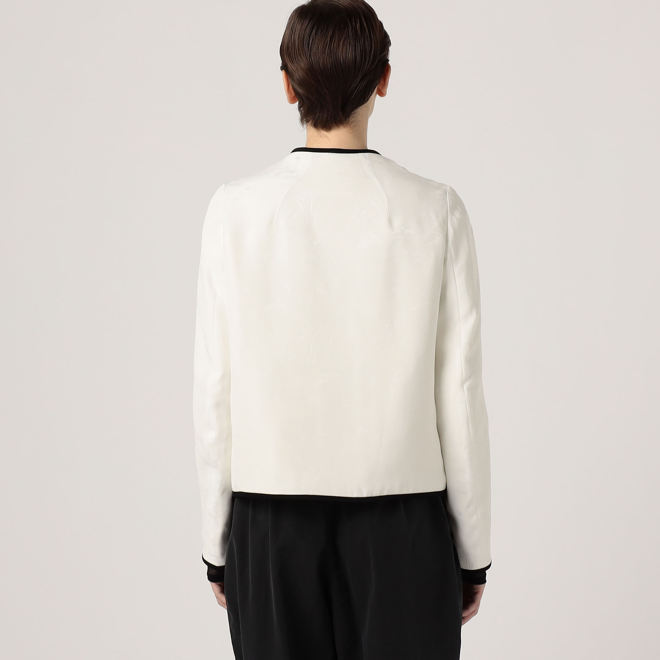 Mame Kurogouchi Viscose Rayon Floral Jacquard Silk Filling Mame Kurogouchi Viscose Rayon Floral Jacquard Silk Filling