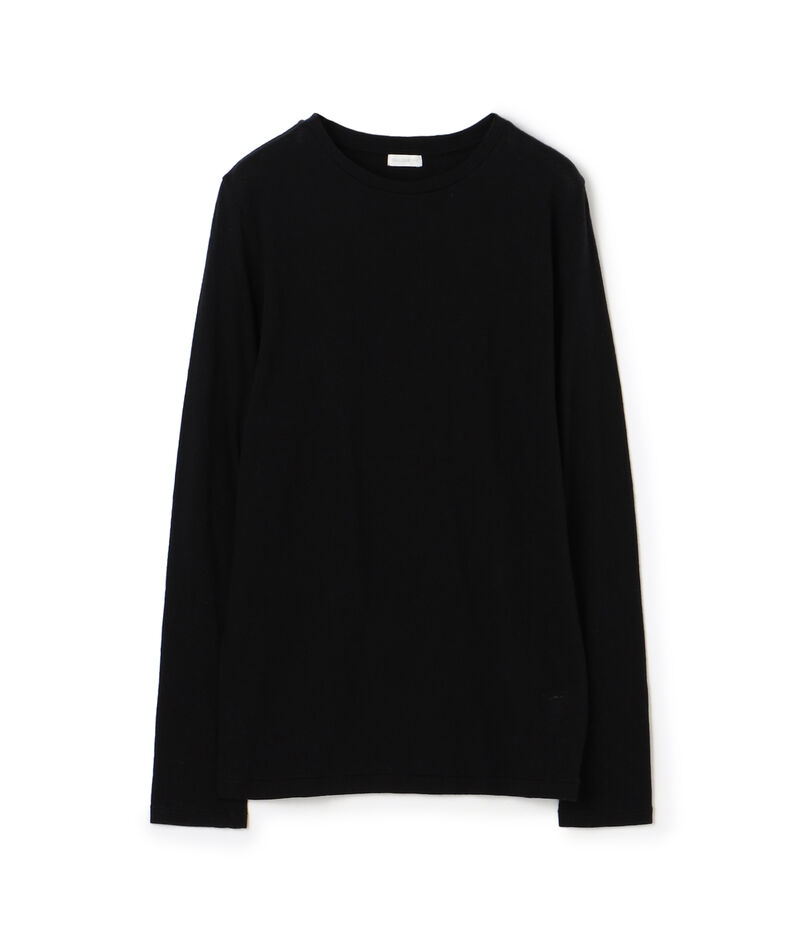 コットンカシミヤ クルーネックプルオーバー