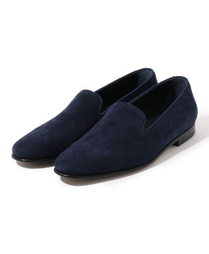 MANOLO BLAHNIK ゴートスエード スリッポン