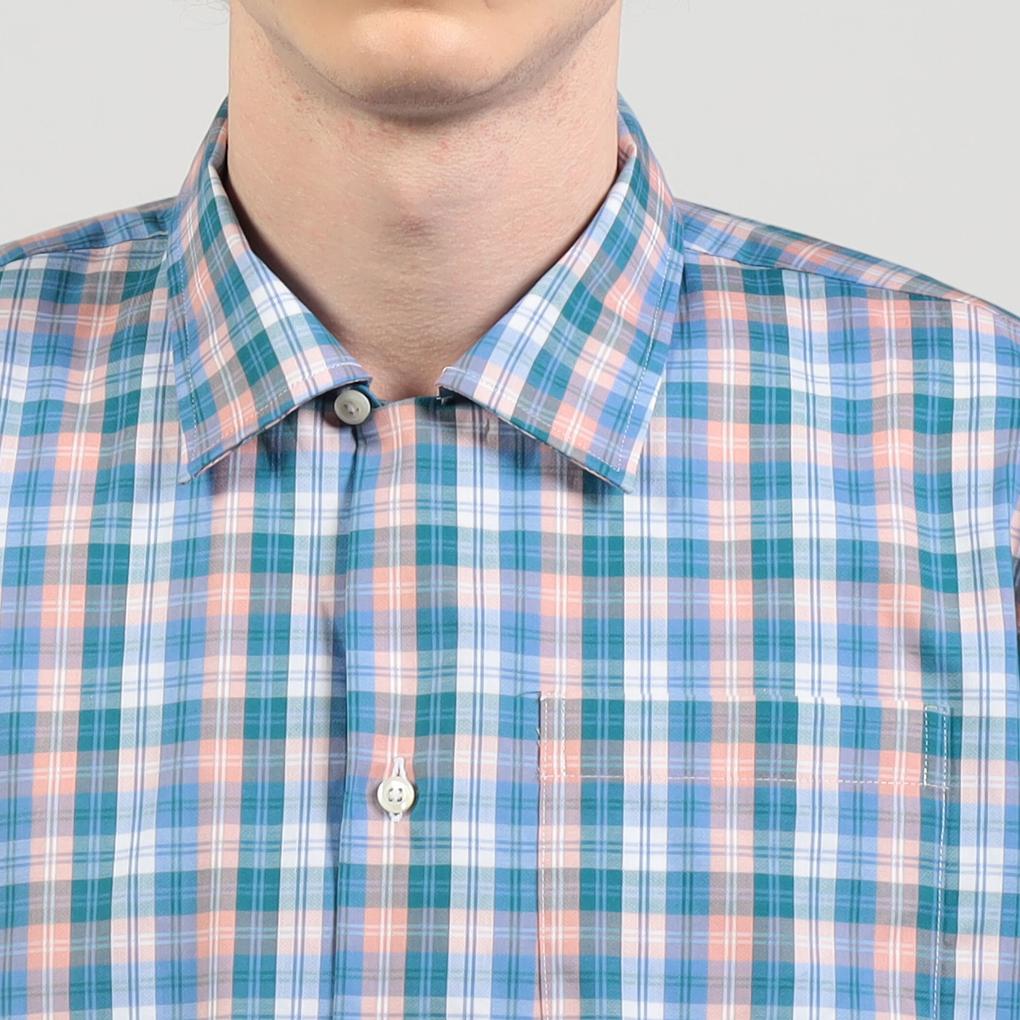 【美品】INDIVIDUALIZED SHIRTS キャンプカラー シャツ L 30%OFF＞INDIVIDUALIZED SHIRTS（インディビジュアライズド