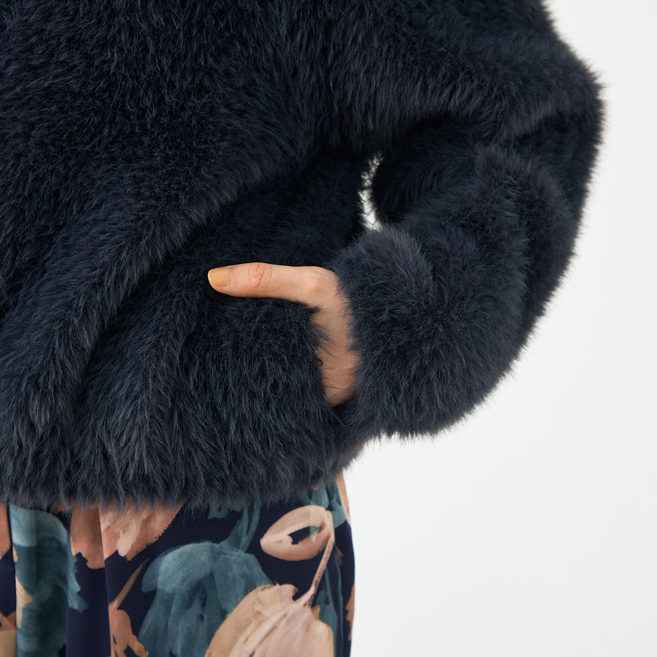 フェザーヤーン ステンカラーカーディガン｜トゥモローランド 公式通販