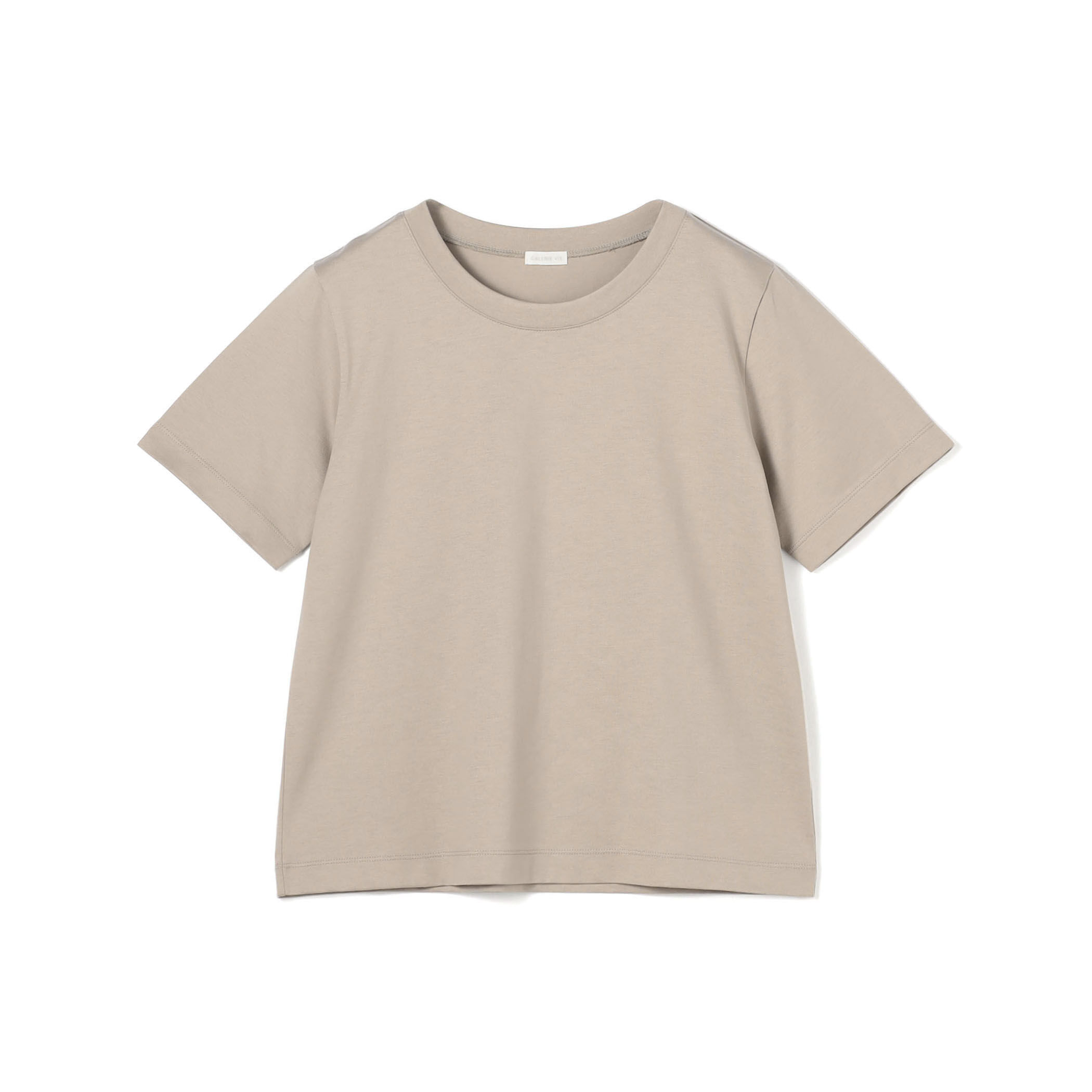 TOMORROWLAND トゥモローランド　GALERIE VIE ファインコットン クルーネックTシャツ ファインコットン クルーネックTシャツ（Tシャツ/カットソー