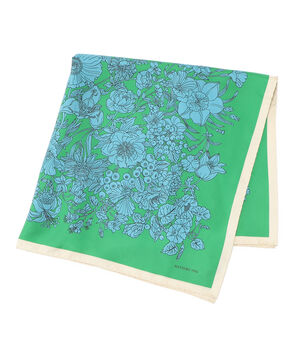 MANTERO 1902 MIDNIGHT FLEUR シルクスカーフ