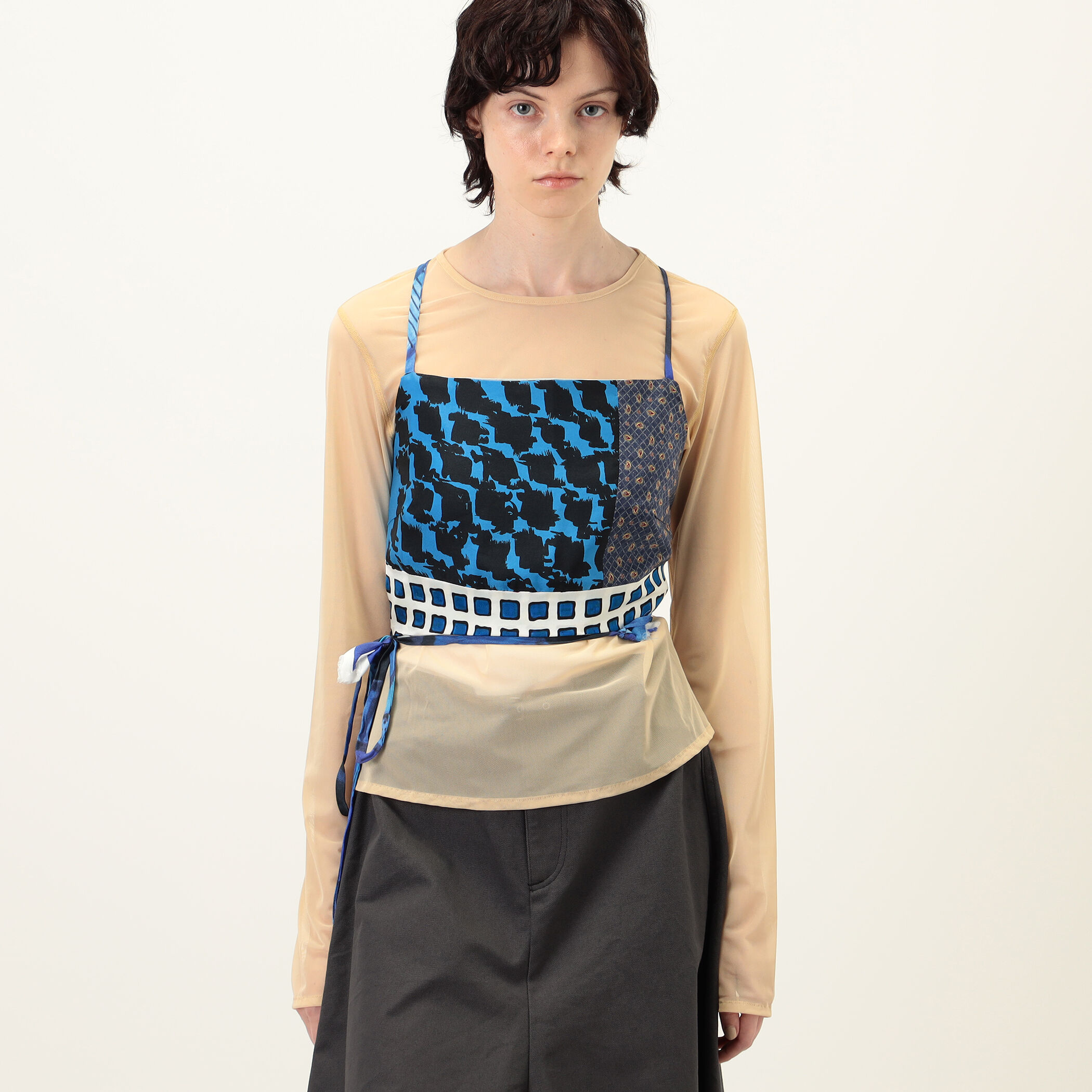 Bettina Bakdal INA CORSAGE バックレースアップ ビスチェ