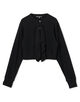 HAVERSACK コットンスムース フリルカーディガン