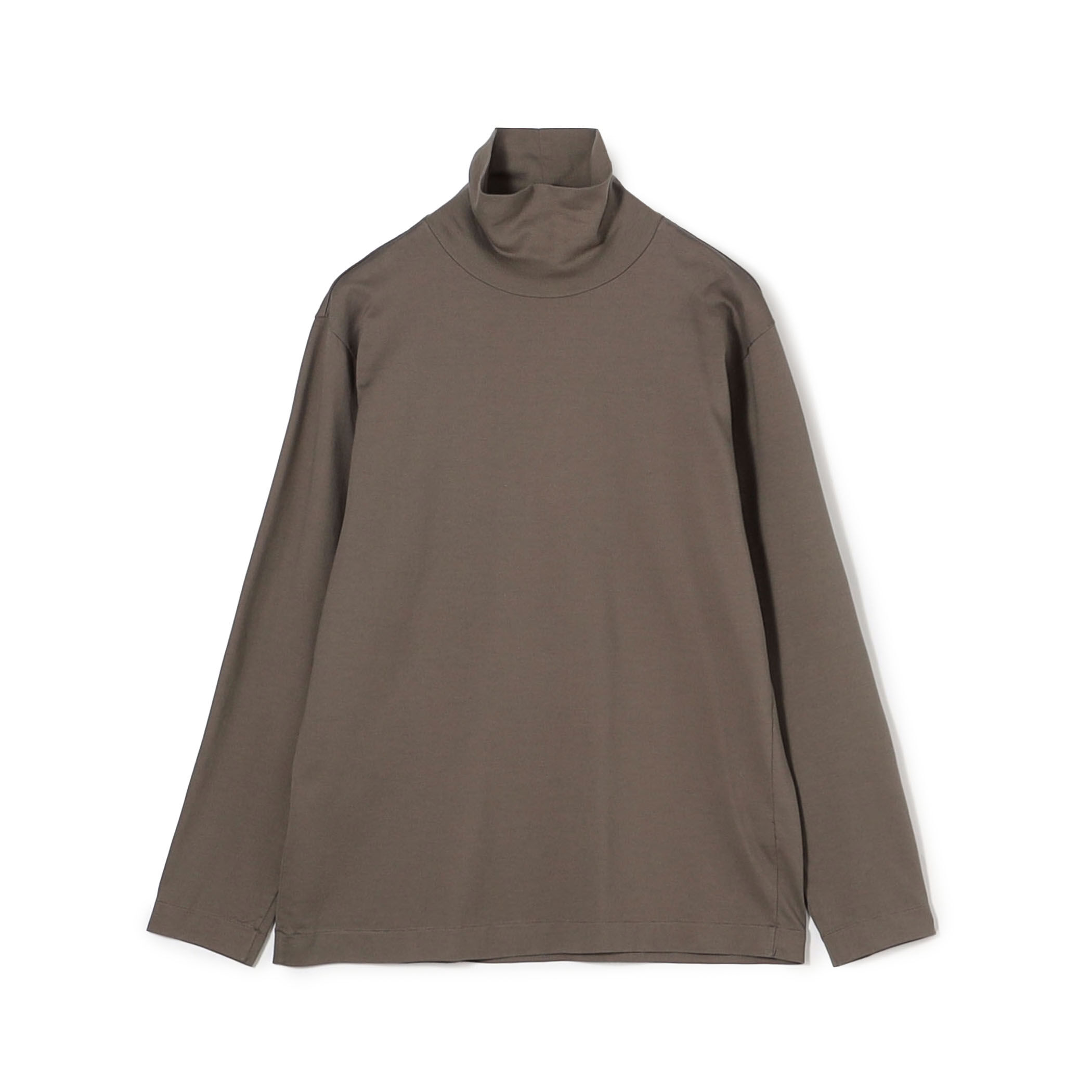 60/3スビンコットン タートルネック ロングスリーブカットソー