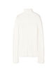 コットンシルクリブ タートルネックプルオーバー