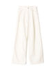 HYKE TWILL WIDE JEANS
