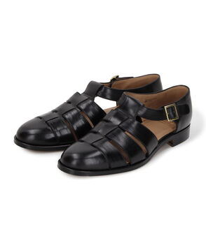 MAISON et VOYAGE ホースフロントレザー グルカサンダル