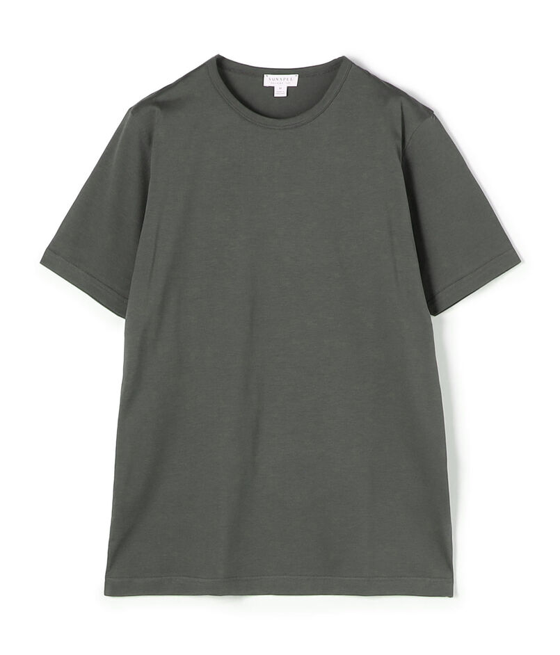 SUNSPEL コットン クルーネックTシャツ