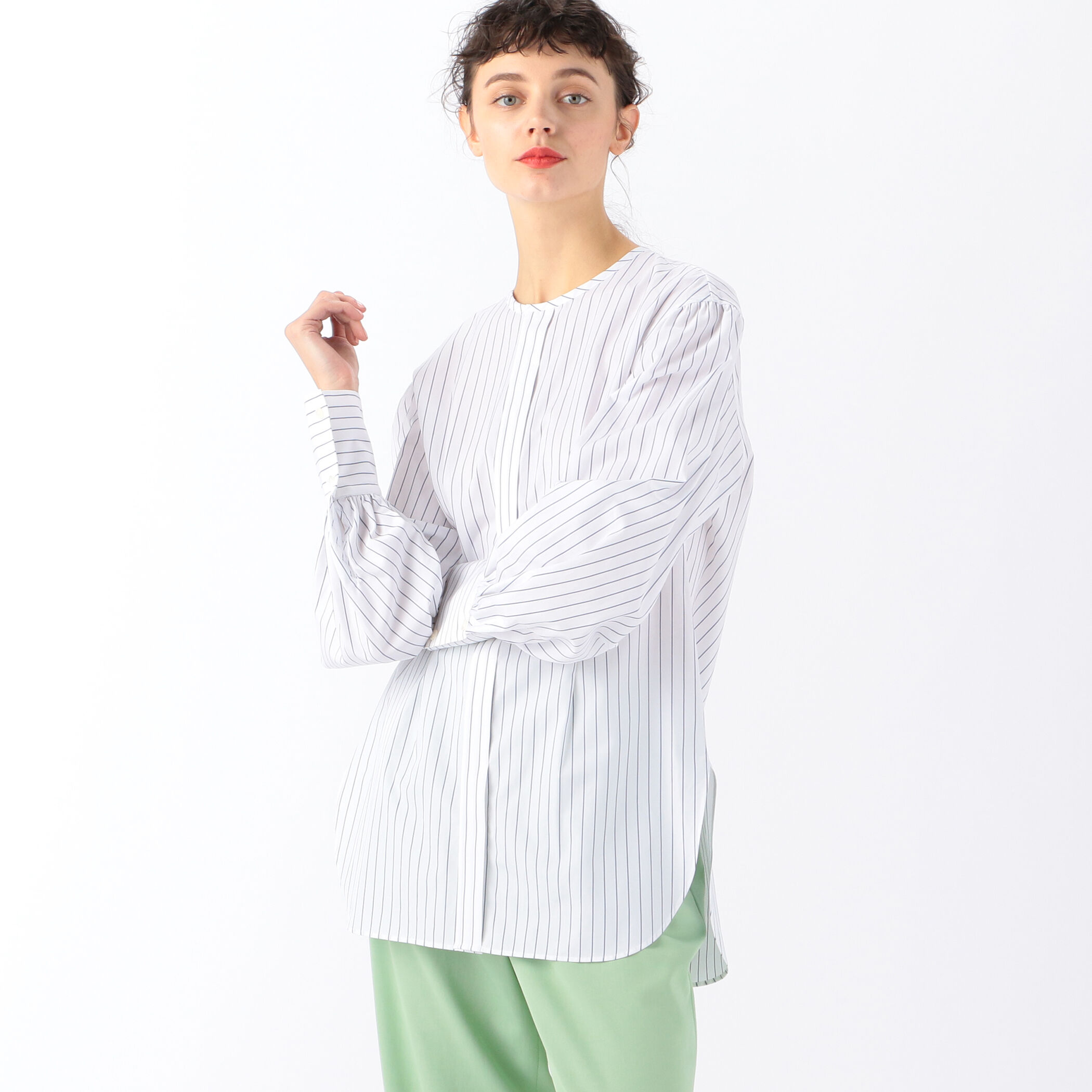MACPHEE トゥモローランド　コットンコーデュロイチュニックシャツ MACPHEE トゥモローランドコットンコーデュロイチュニックシャツ