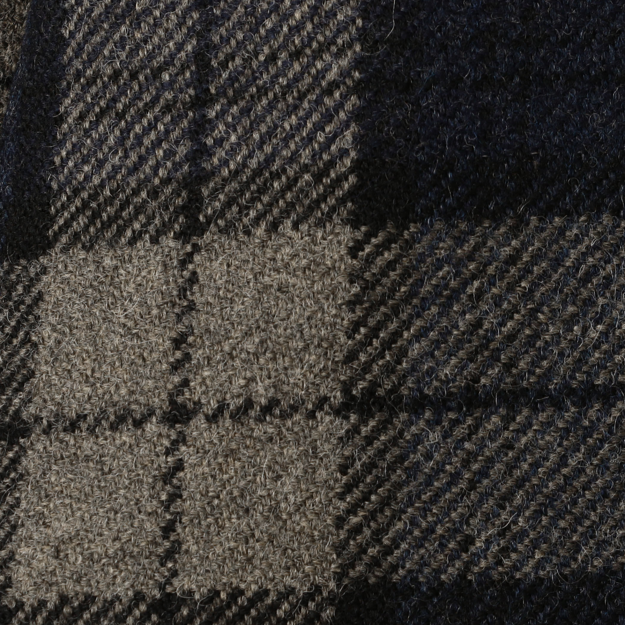 タータンウールツイード バルカラーコート｜トゥモローランド 公式通販