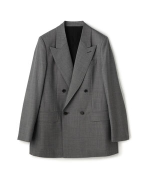 シャークスキン ピークドラペルジャケット